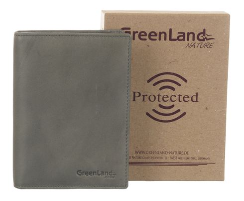 GreenLand Nature Passport / Document Case Aqua