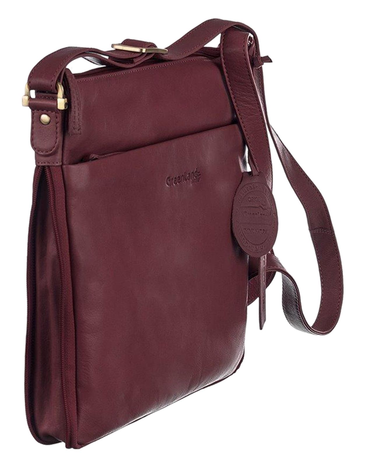 GreenLand Nature Crossbody Bag Bordeaux GreenLand Nature Crossbody Bag Bordeaux