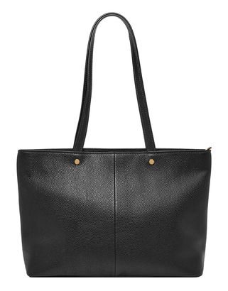 FOSSIL Jessie Top Zip Tote Black