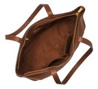 FOSSIL Jessie Top Zip Tote Brown
