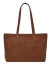 FOSSIL Jessie Top Zip Tote Brown