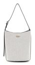 GUESS Nicolette Bucket Shoulder Bag Natural / Black GUESS Nicolette Bucket Shoulder Bag Natural / Black