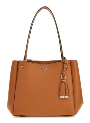GUESS Talent Multi Comp Tote Caramel