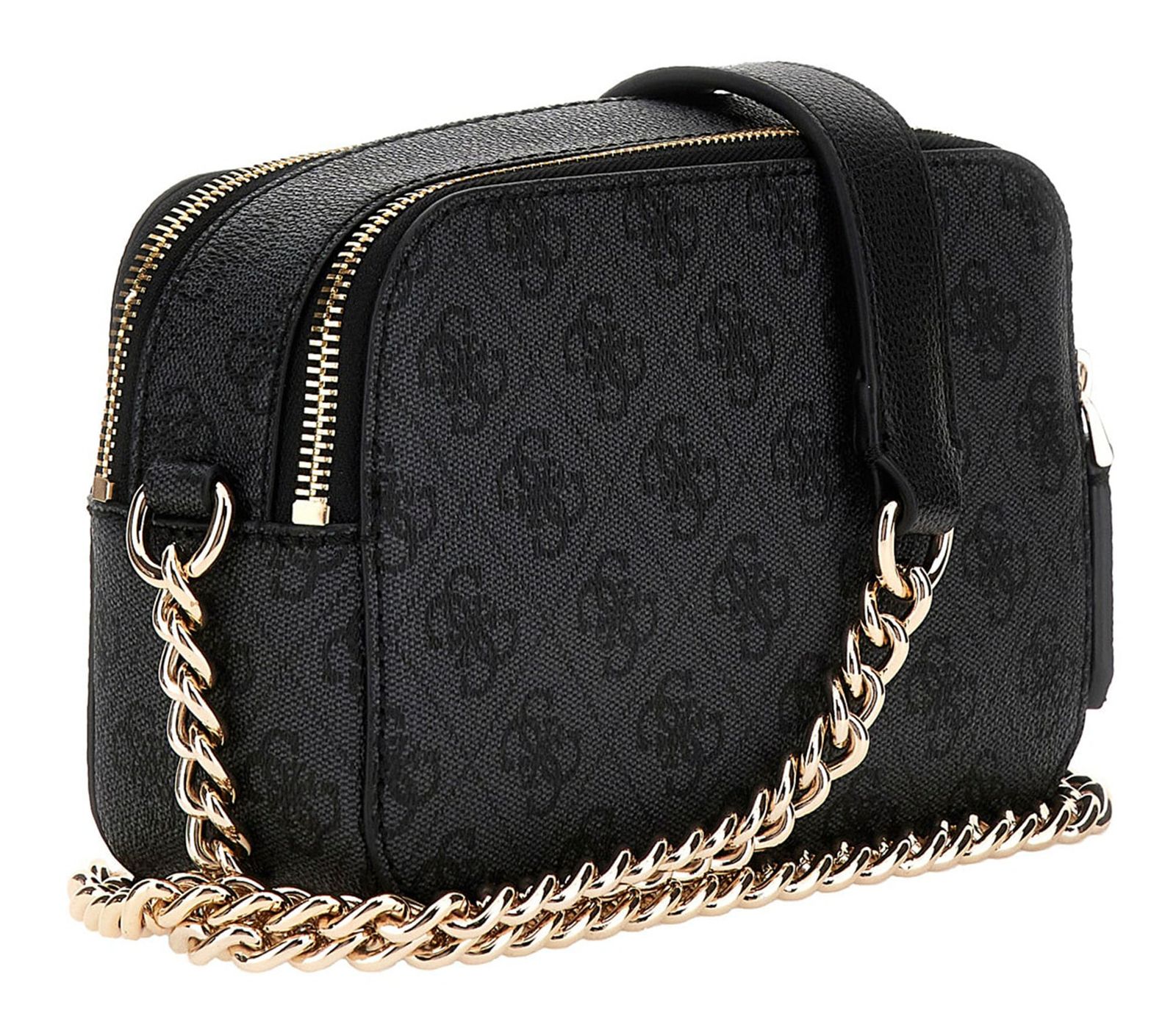 Cintura Reversibile Guess Noelle - Grigia Con Logo E Nera, Fibbia Metallo, Larghezza 3 Cm, Taglie M/L