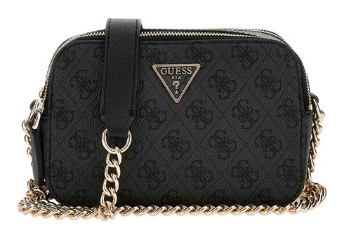 GUESS Noelle II Crossbody Camera Bag Coal Logo