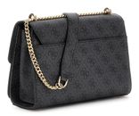 GUESS Calista Convertible Xbody Flap Bag Coal Logo