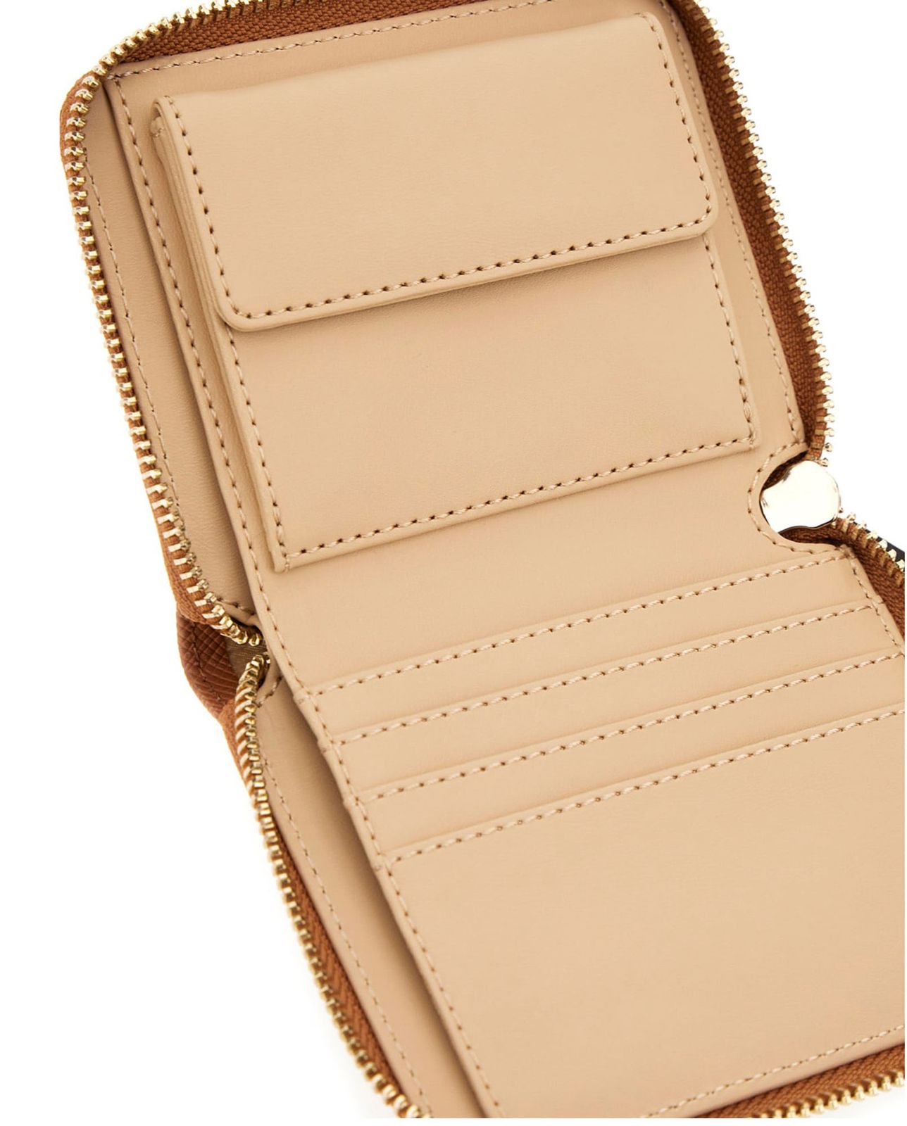 GUESS Laurel II SLG Small Zip Around Wallet S Light Cognac GUESS Laurel II SLG Small Zip Around Wallet S Light Cognac