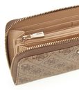 GUESS Laurel II SLG Large Zip Around Wallet L Latte Logo GUESS Laurel II SLG Large Zip Around Wallet L Latte Logo