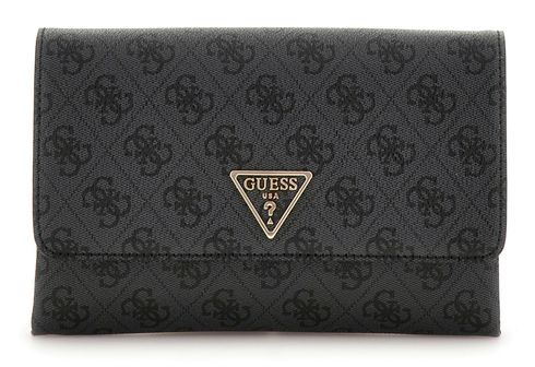 GUESS Noelle II Xbody Flap Organizer Coal Logo