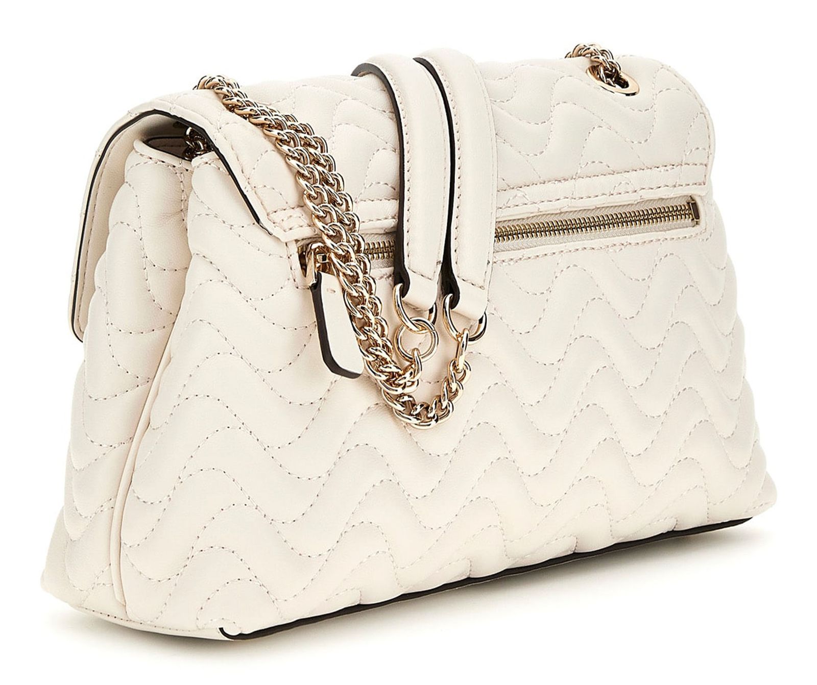 GUESS Melisandra Convertible Xbody Flap Bag Shell GUESS Melisandra Convertible Xbody Flap Bag Shell