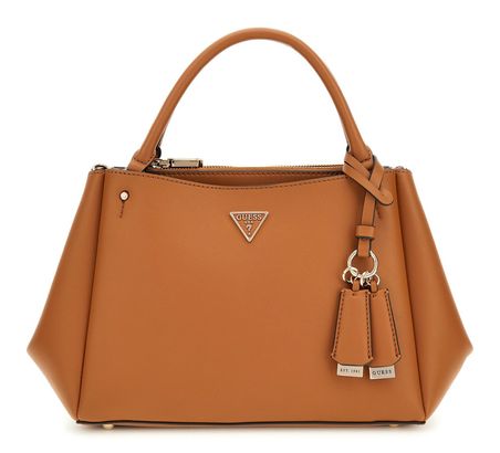 GUESS Nastra Multi Comp Satchel Caramel