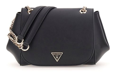 GUESS Talent Convertible Xbody Flap Bag Black