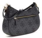 GUESS Noelle II Top Zip Shoulder Bag Coal Logo GUESS Noelle II Top Zip Shoulder Bag Coal Logo