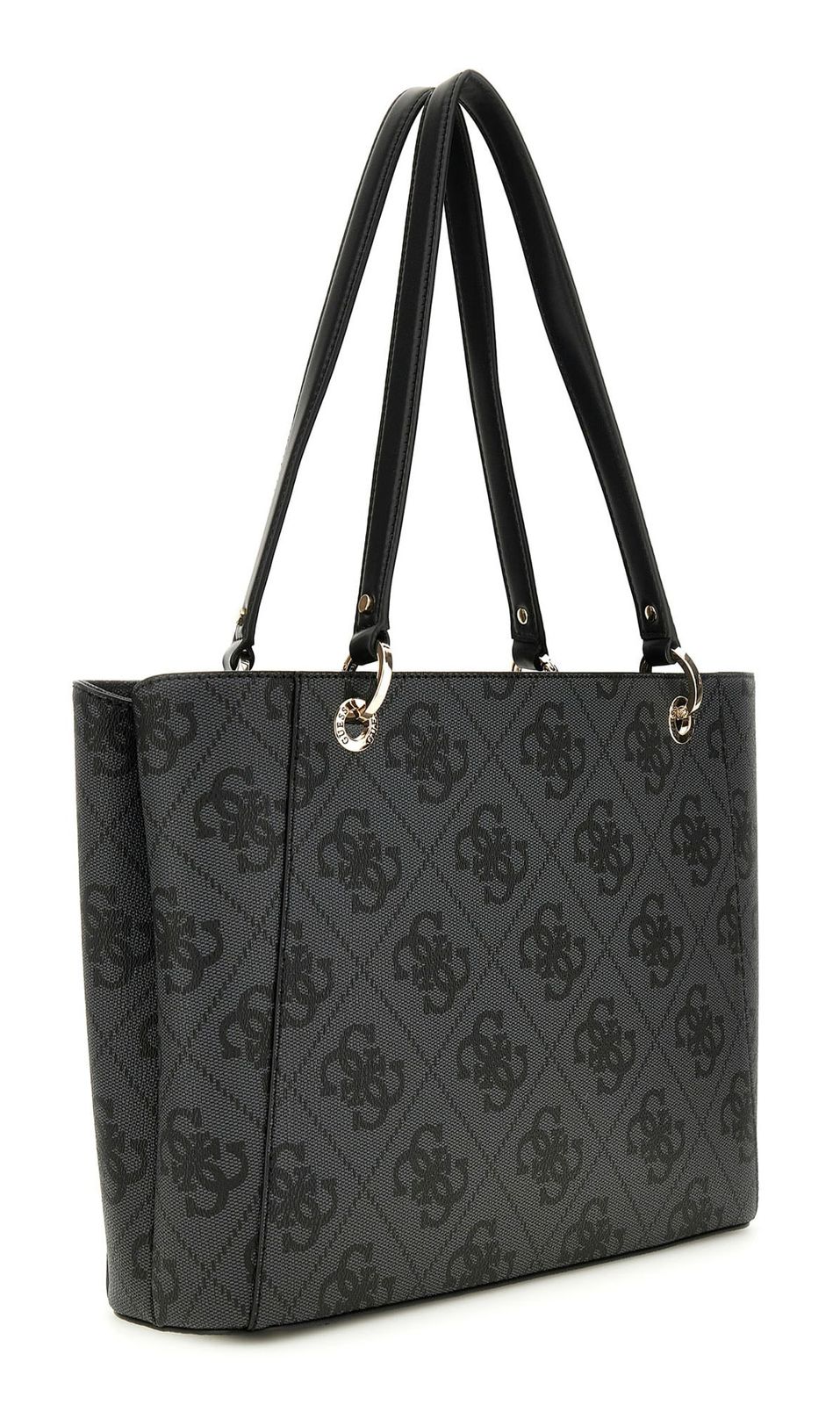 GUESS Noelle II Tote Coal Logo GUESS Noelle II Tote Coal Logo