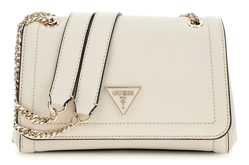 GUESS Noelle II Convertible Xbody Flap Bag Bone