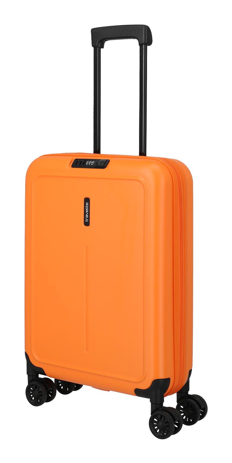travelite Basics 4W Fold Cabin Trolley S Orange travelite Basics 4W Fold Cabin Trolley S Orange