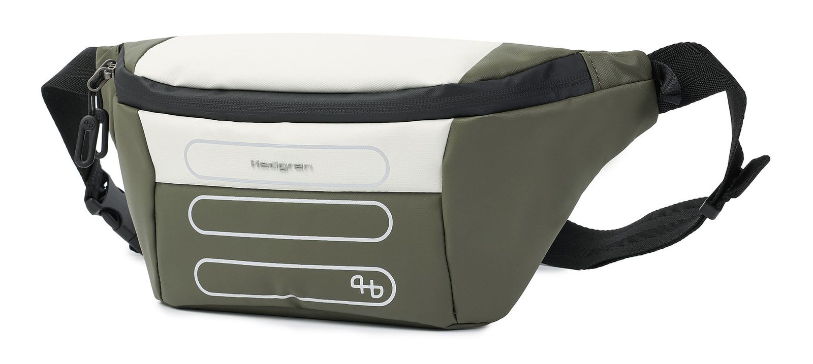 Hedgren Visit Waistbag + RFID Vaporous Grey / Olive Hedgren Visit Waistbag + RFID Vaporous Grey / Olive