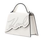 KARL LAGERFELD K / Signature Crossbody Bag Creme White KARL LAGERFELD K / Signature Crossbody Bag Creme White