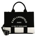 KARL LAGERFELD K / RSG Shopper Cannoli Cream - Black KARL LAGERFELD K / RSG Shopper Cannoli Cream - Black