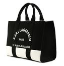 KARL LAGERFELD K / RSG Shopper Cannoli Cream - Black KARL LAGERFELD K / RSG Shopper Cannoli Cream - Black