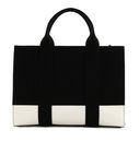KARL LAGERFELD K / RSG Shopper Cannoli Cream - Black KARL LAGERFELD K / RSG Shopper Cannoli Cream - Black