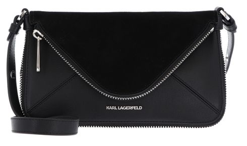 KARL LAGERFELD K / Hardware Shoulder Bag Black - Nickel