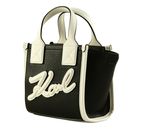 KARL LAGERFELD K / Skuare Grainy Tote Bag Black / White KARL LAGERFELD K / Skuare Grainy Tote Bag Black / White