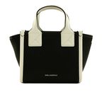 KARL LAGERFELD K / Skuare Grainy Tote Bag Black / White KARL LAGERFELD K / Skuare Grainy Tote Bag Black / White