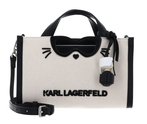 KARL LAGERFELD Ikon Choupette Tote Bag Natural