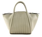 KARL LAGERFELD K / Wellen Tote Bag Creme White