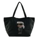 KARL LAGERFELD Ikon Rhinestone Shopper Black KARL LAGERFELD Ikon Rhinestone Shopper Black