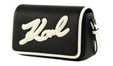 KARL LAGERFELD K / Skuare Crossbody Bag Black / White KARL LAGERFELD K / Skuare Crossbody Bag Black / White