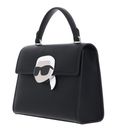 KARL LAGERFELD Ikon Grainy Crossbody Bag Black