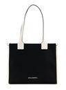 KARL LAGERFELD K / Skuare Tote Grainy M Black / White KARL LAGERFELD K / Skuare Tote Grainy M Black / White