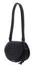 KARL LAGERFELD K / Wellen Saddle Crossbody Bag Black KARL LAGERFELD K / Wellen Saddle Crossbody Bag Black