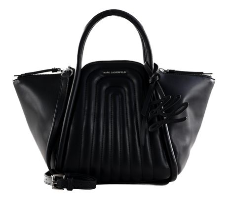 KARL LAGERFELD K / Wellen Tote Bag Black