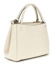 GUESS Nastra Multi Comp Satchel Cream White