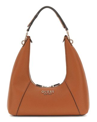 GUESS Calista Top Zip Shoulder Bag Caramel
