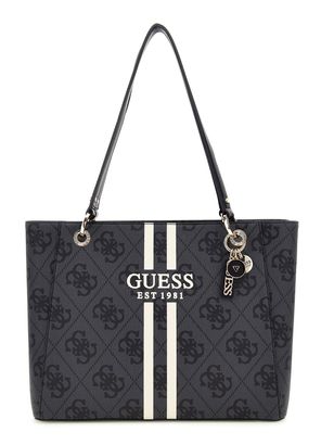 GUESS Noelle II Tote Coal Logo