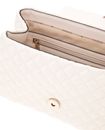 GUESS Everlee Convertible Xbody Flap Bag Creme White