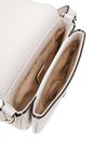 GUESS Calebra Mini Convertible Xbody Flap Bag Creme White