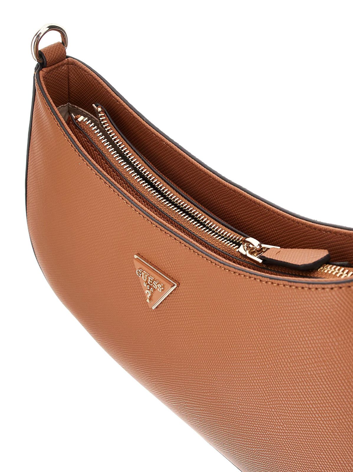 GUESS Noelle II Top Zip Shoulder Bag Light Cognac GUESS Noelle II Top Zip Shoulder Bag Light Cognac