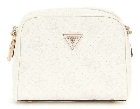 GUESS Adelasia Crossbody Camera Bag Creme White