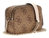 GUESS Noelle II Crossbody Camera Bag Latte Logo / Brown