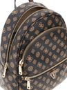 GUESS Manhatten II Large Backpack L Mocha Logo