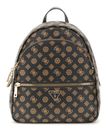 GUESS Manhatten II Large Backpack L Mocha Logo