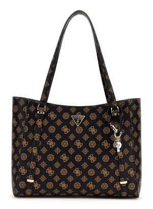 GUESS Daryna II Elite Tote Mocha Logo