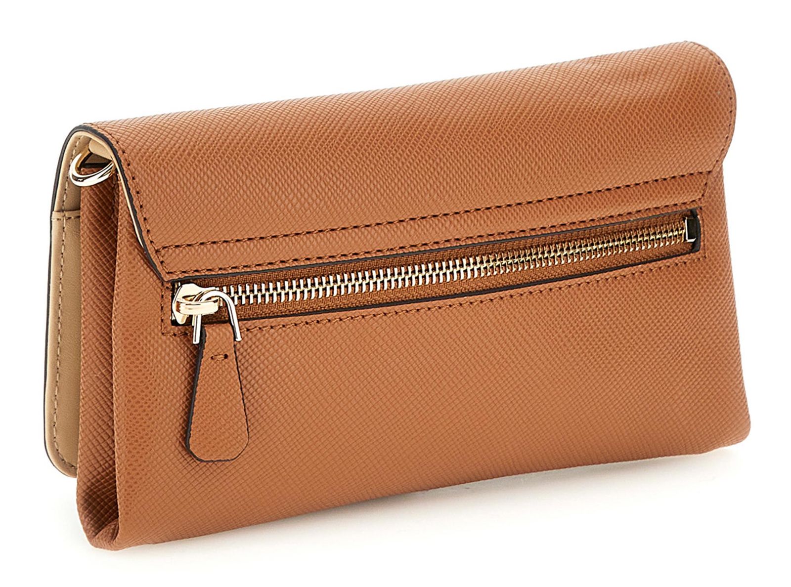 GUESS Noelle II Xbody Flap Organizer Light Cognac GUESS Noelle II Xbody Flap Organizer Light Cognac