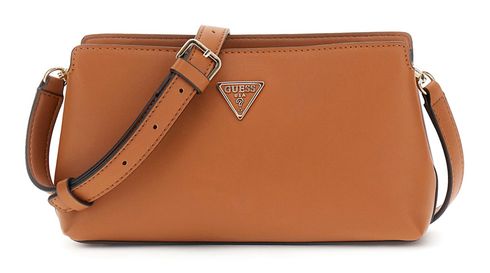 GUESS Talent Crossbody Top Zip Caramel