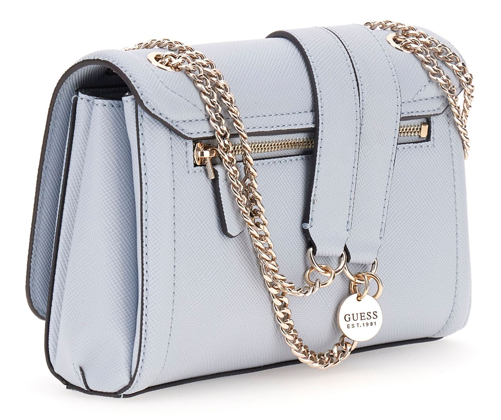 GUESS Noelle II Convertible Xbody Flap Bag Misty Blue GUESS Noelle II Convertible Xbody Flap Bag Misty Blue